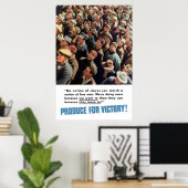 第2次世界大戦- – 勝利のために生み出せ！ ポスター (ホームオフィス)