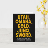 第2次世界大戦Dデイビーチ第二次世界大戦2陸軍英雄ノルマンディーL カード (黄色い花)