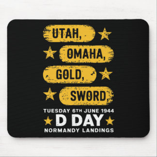 第2次世界大戦Dデイビーチ第二次世界大戦2陸軍英雄ノルマンディーL マウスパッド