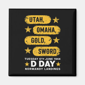 第2次世界大戦Dデイビーチ第二次世界大戦2陸軍英雄ノルマンディーL マグネット