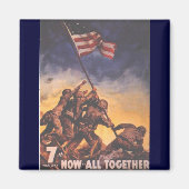 第2次世界大戦USMC 9 マグネット (正面)