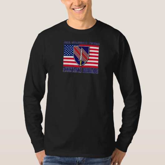 第2次治安部隊サポート旅団バックデザイン Tシャツ (正面)