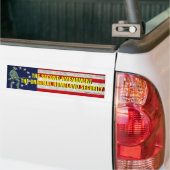 第2次補正オリジナル国土安全保障省 バンパーステッカー (トラック上)