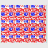 第2次補正ガン国旗 ラッピングペーパー (フラット)