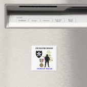 第2歩兵師団イラク戦争獣医マグネット マグネット (インサイチュ (食洗機))