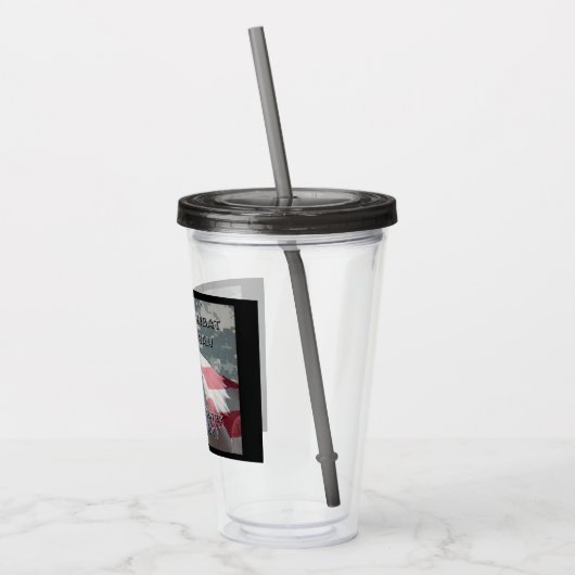 第2歩兵師団イラク戦闘退役軍人アクリル戦車 アクリルタンブラー (左)