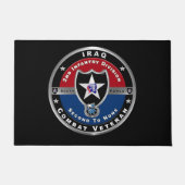 第2歩兵師団イラク退役軍人 ドアマット (正面)