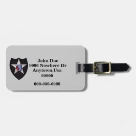 第2歩兵師団パッチ荷物タグ ラゲッジタグ
