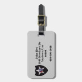 第2歩兵師団パッチ荷物タグ ラゲッジタグ (正面縦)