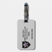 第2歩兵師団パッチ荷物タグ ラゲッジタグ (裏面縦)