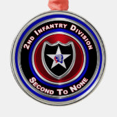 第2歩兵師団記念クリスマス メタルオーナメント (正面)