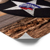 第2歩兵師団退役軍人ヴェッツパッチプリント ポスター (角)