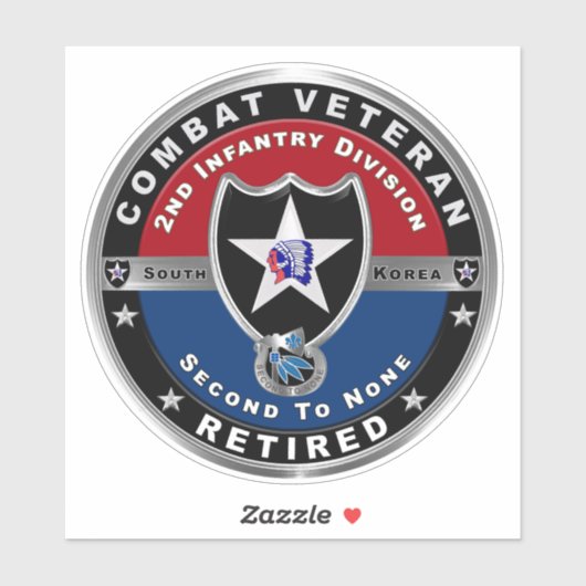 第2歩兵師団退職した シール (シート)