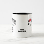 第2歩兵師団「インディアンヘッド」 動揺して ツートーンマグカップ (中央)