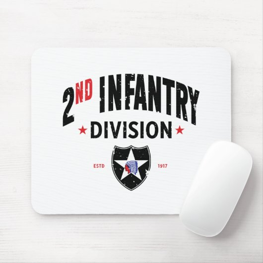 第2歩兵師団「インディアンヘッド」 動揺して マウスパッド (マウス)