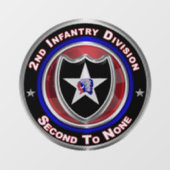 第2歩兵師団  ウィンドウサイン (シート)