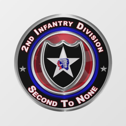 第2歩兵師団  ウィンドウサイン (シート)