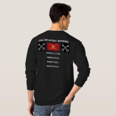 第2歩兵師団 – 英国長袖ティー Tシャツ (裏面フル)