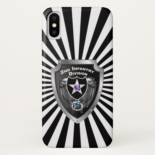第2歩兵師団 “Indianhead Division” Case-Mate iPhoneケース (裏面)