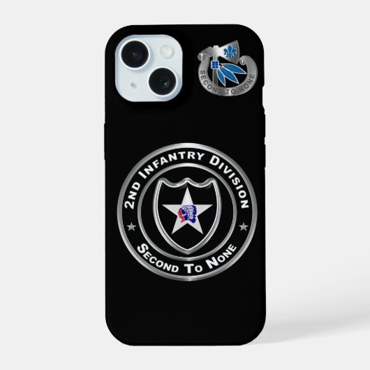 第2歩兵師団 iPhone 15ケース (裏面)