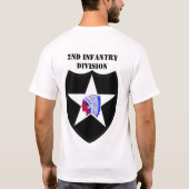 第2歩兵部隊のワイシャツ Tシャツ (裏面)