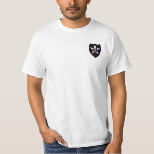 第2歩兵部隊はパッチのTシャツを診察します Tシャツ