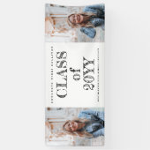 第2種はっきりしたの写真卒業  横断幕 (縦)