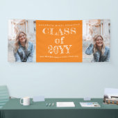 第2種はっきりした写真卒業パーティー 横断幕 (トレードショー)