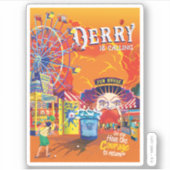 第2章 |ダリーがポスターを呼んでいる シール (正面)