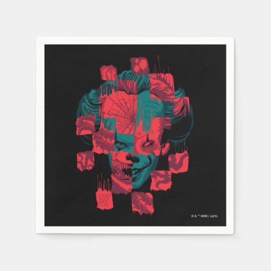 第2章 |ペニーワイズ来 – バック遊と スタンダードカクテルナプキン (正面)