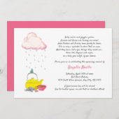 第2第3ベビーのためのお茶会のベビーシャワーの招待状 招待状 (正面/裏面)