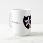 第2第9 Inf DUIのマグとの歩兵Div SSI コーヒーマグカップ (正面左)