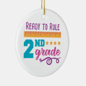 第2等級のルールの準備完了 セラミックオーナメント (右)