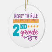 第2等級のルールの準備完了 セラミックオーナメント (左)