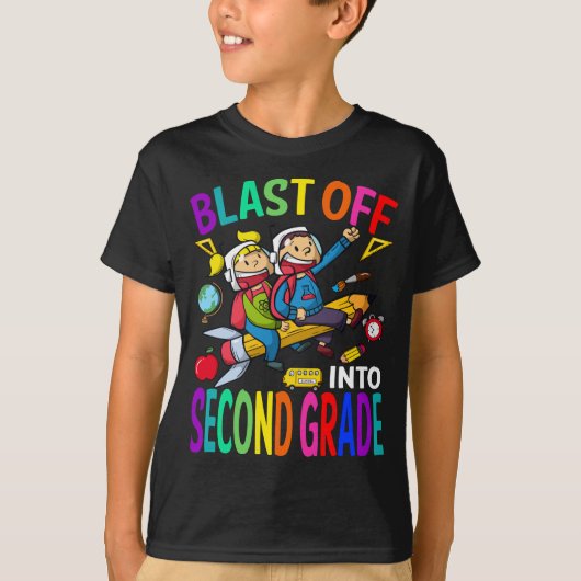 第2級ロケット新学期 Tシャツ (正面)
