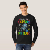 第2級新学期宇宙飛行士宇宙Eを探索 Tシャツ (正面フル)