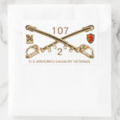 第2艦隊107号ACR 長方形シール (バッグ)