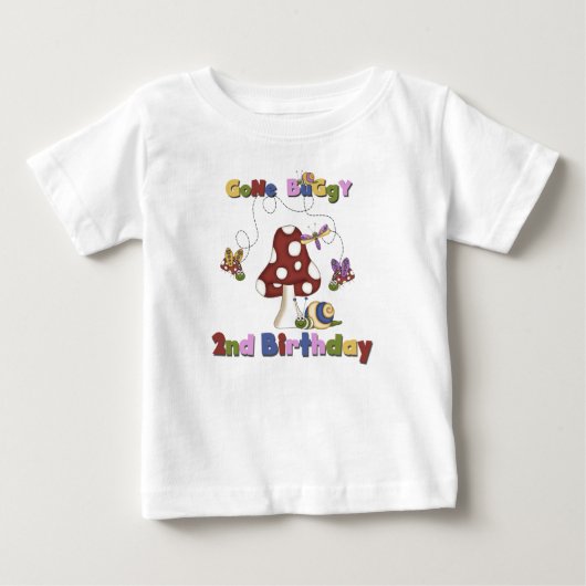第2虫の誕生日 ベビーTシャツ (正面)