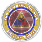 第2装甲師団 シール (正面)