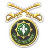 第2装甲騎兵の連隊の車 シール (正面)