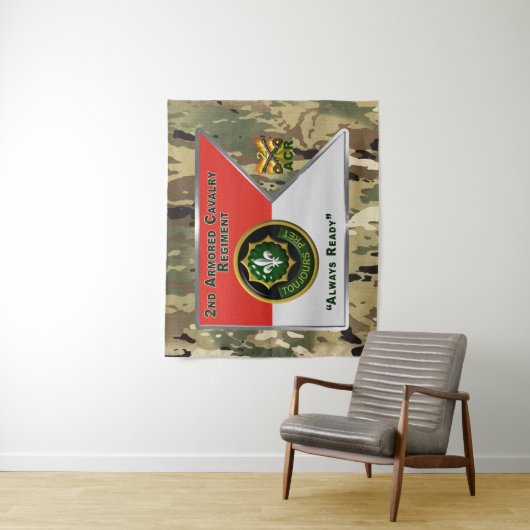 第2装甲騎兵の連隊「常に用意」 タペストリー (インサイチュ)