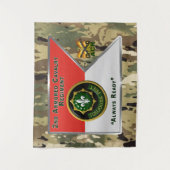 第2装甲騎兵の連隊「常に用意」 タペストリー (正面)