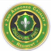 第2装甲騎兵連隊ACR シール (正面)