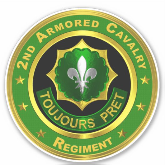 第2装甲騎兵連隊ACR シール (正面)