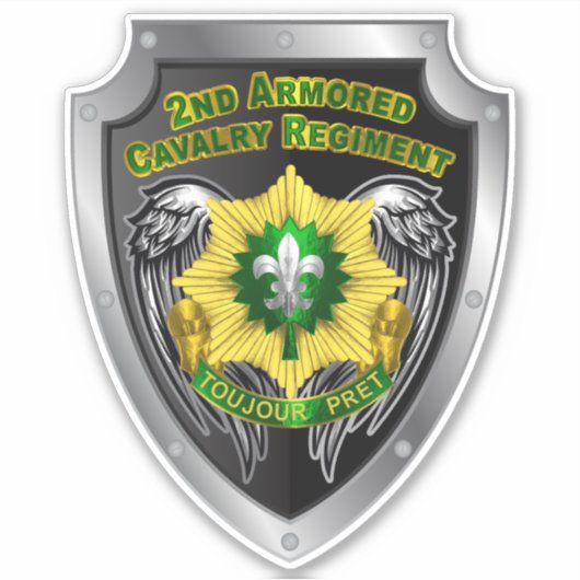 第2装甲騎兵連隊ACR シール (正面)