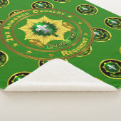 第2装甲騎兵連隊CAVシェルパ毛布 シェルパブランケット (3/4)