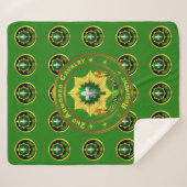 第2装甲騎兵連隊CAVシェルパ毛布 シェルパブランケット (正面(横))