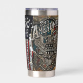 第2補正ウォーターボトル 保温保冷タンブラー (背面)