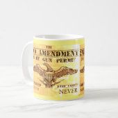 第2補正ガン許可マグ コーヒーマグカップ (正面左)