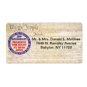 第2補正サークルマ保ーとベアアーム ラベル (正面)